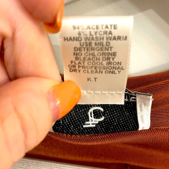 Travel Knit Pant Suit - Cognac - Picture 5 of 7